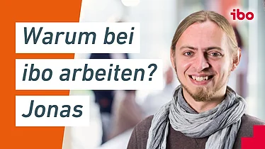 Softwareentwickler Jonas spricht über die Arbeit bei der ibo Software GmbH