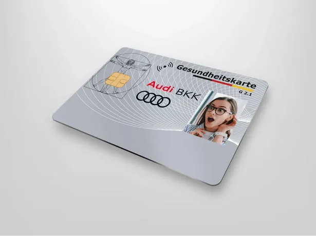 Gesundheitskarte der Audi BKK - Copyright Audi BKK